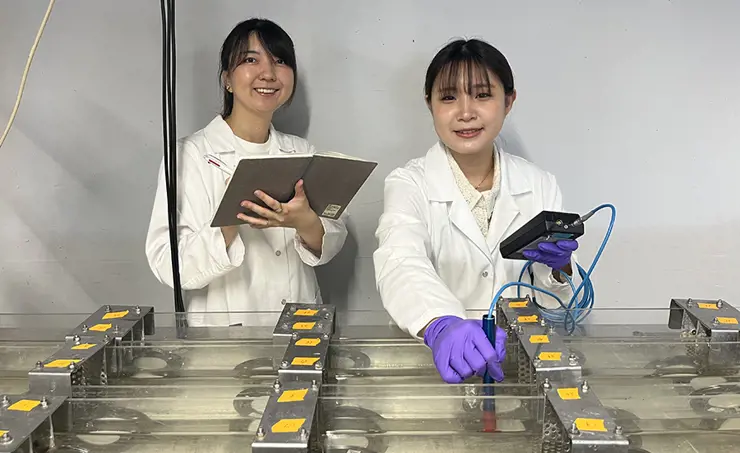 Japanische Forscherinnen am Oekotoxzentrum