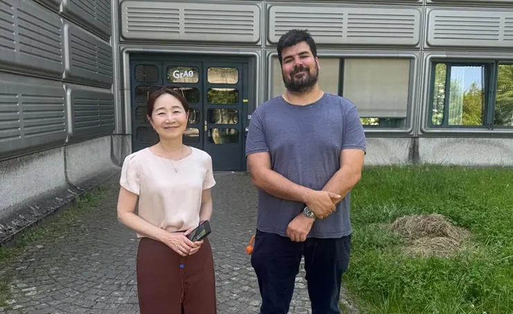 Koreanische Wissenschaftlerin zu Gast