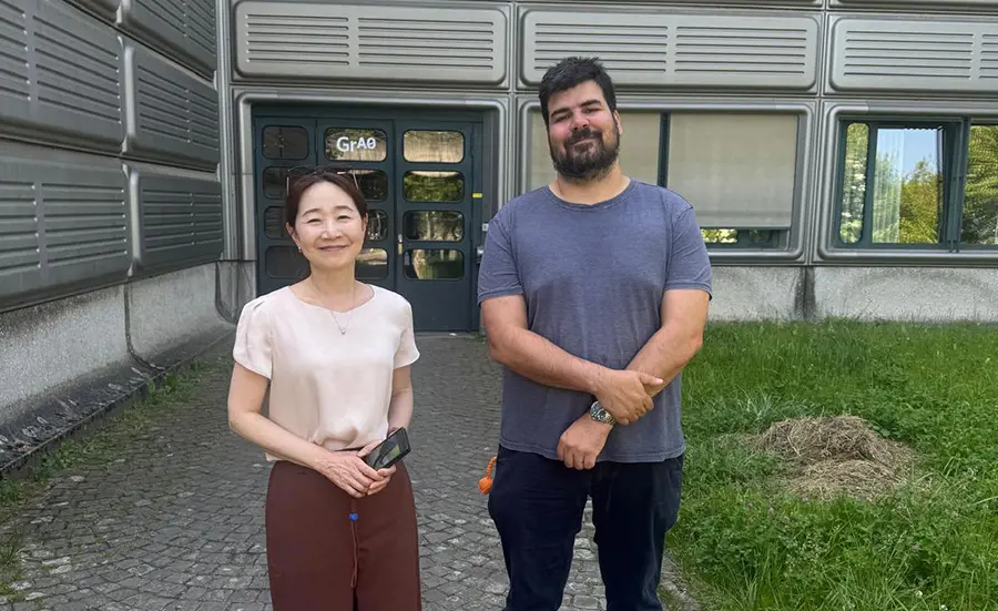 Koreanische Wissenschaftlerin zu Gast